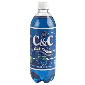 C&C Soda Blue Raspberry Bottle 710ml – Single