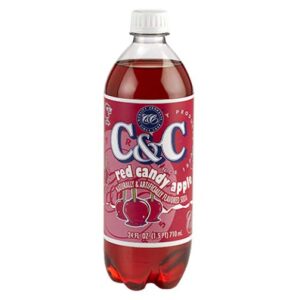 C&C Soda Red Candy Apple Bottle 710ml
