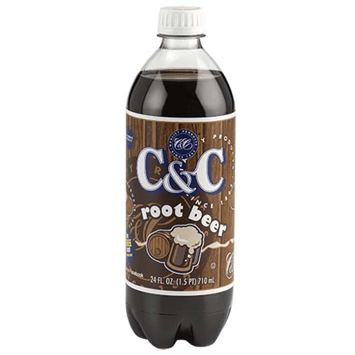 C&C Soda Root Beer Bottle 710ml