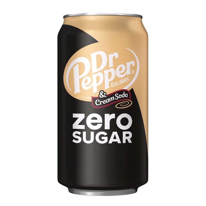 Dr. Pepper Zero Sugar Cream (12fl-0z (355g))