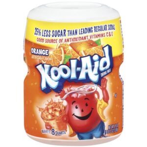 Kool Aid Orange Drink Mix Tub - 19oz (538g)