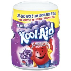 Kool Aid Sugar Sweetened Grape 538g Tub