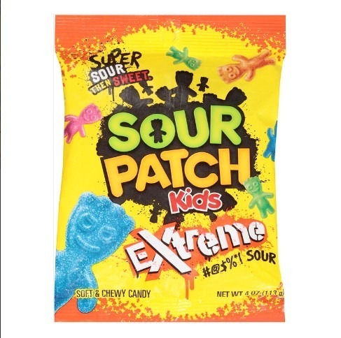 Sour Patch Kids Extreme Peg Bag 4oz (113g)