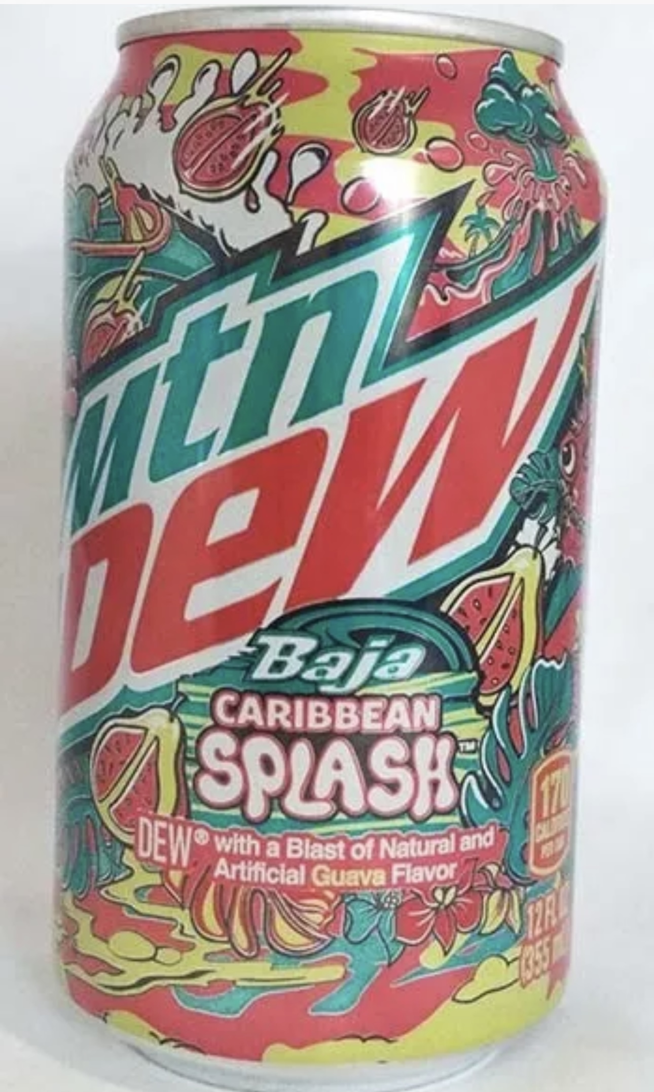 Mountain Dew Limited Edition Baja Caribbean Splash - 12fl.oz (355ml)