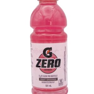 Gatorade G Zero Fruit Sauvage (591ml) Bottle