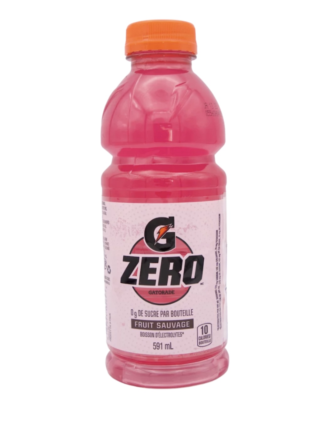 Gatorade G Zero Fruit Sauvage (591ml) Bottle