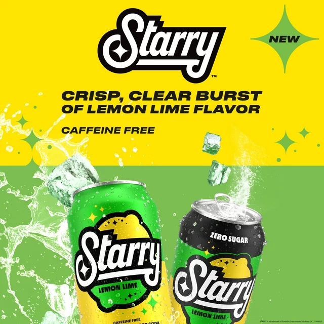 Starry Lemon Lime Soda Pop (355ml) - Image 2