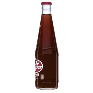 Dr Pepper Real Sugar Soda, 12 Oz, (355ml), Glass Bottle