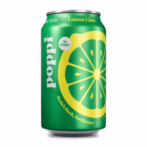 Poppi Prebiotic Soda - Lemon Lime 12oz (355ml)