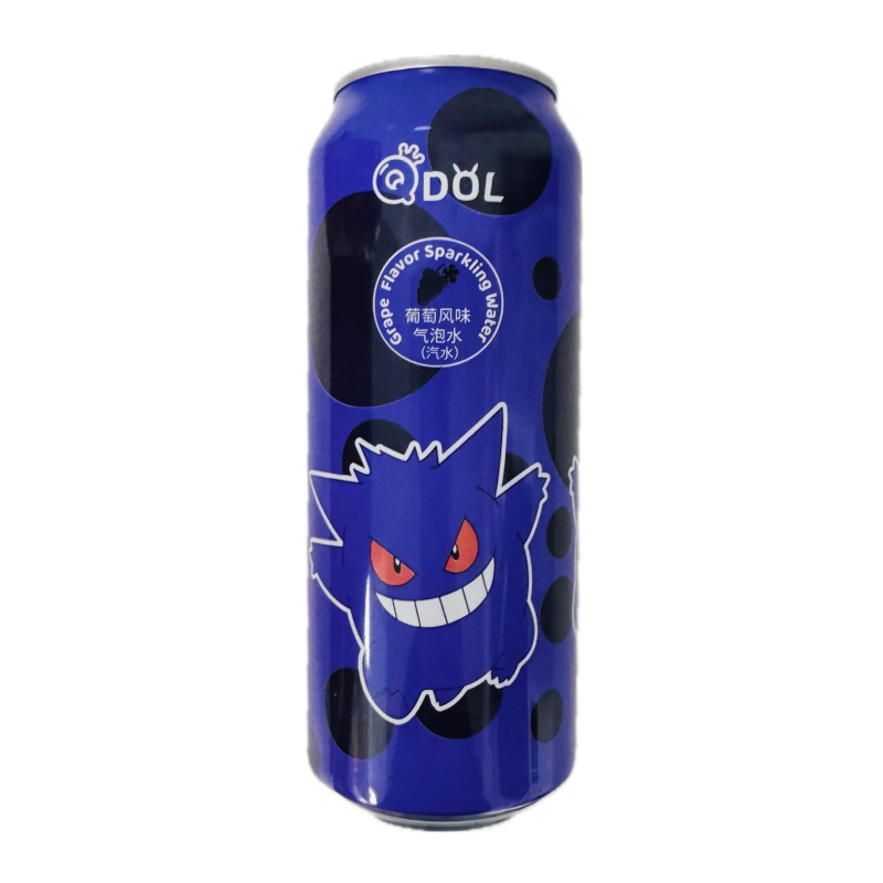 QDOL Pokemon Grape Flavor Sparkling Water (Gengar) - 500ml