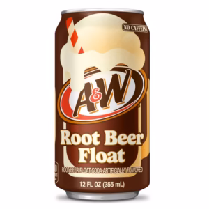 A&W Root Beer Float Soda Pop, 12 fl oz, (355ml)