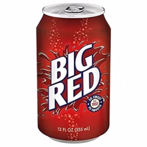 Big Red Soda Pop, 12 fl oz, 24 Pack Cans